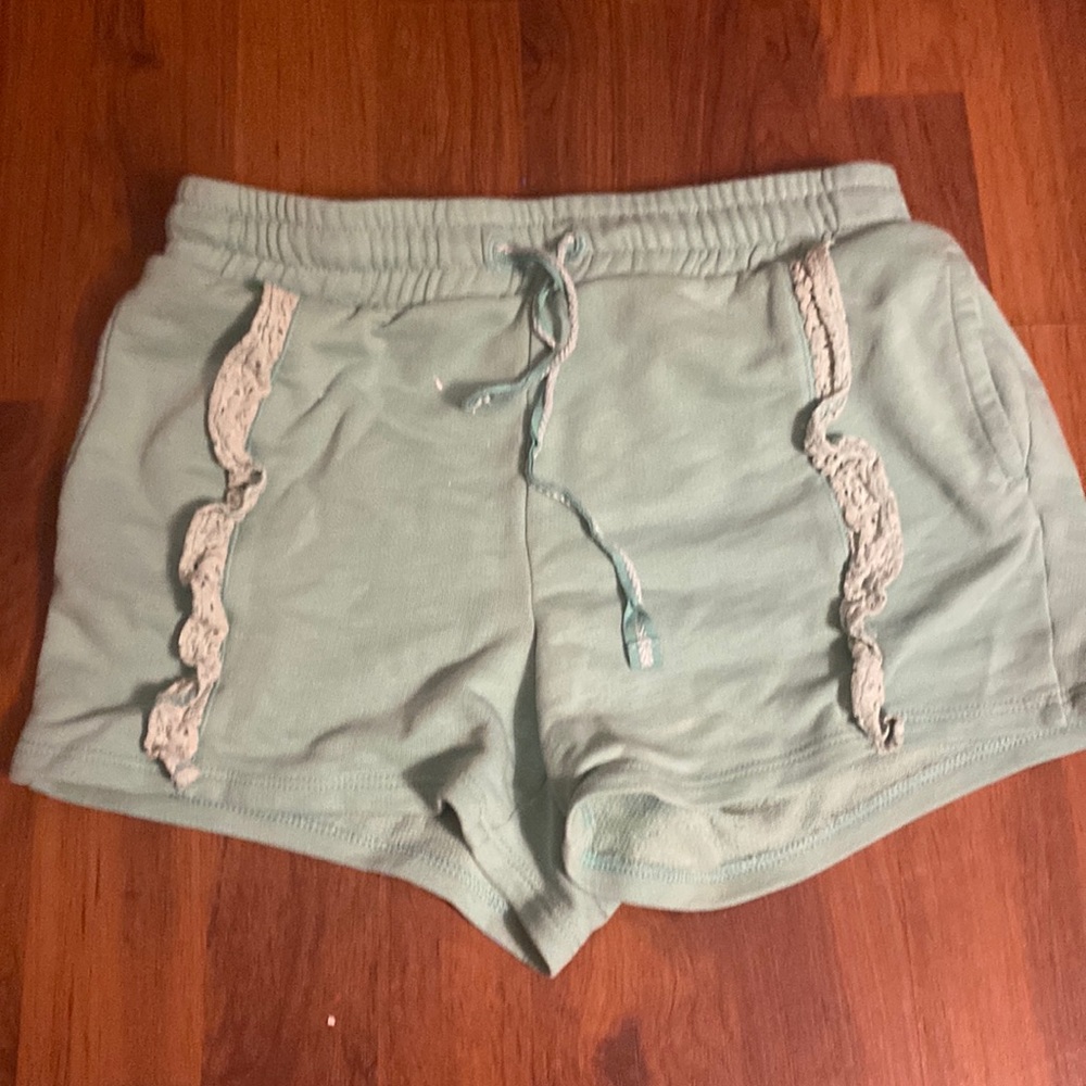 Pair of blue shorts i don’t fit anymore. Worn but clean